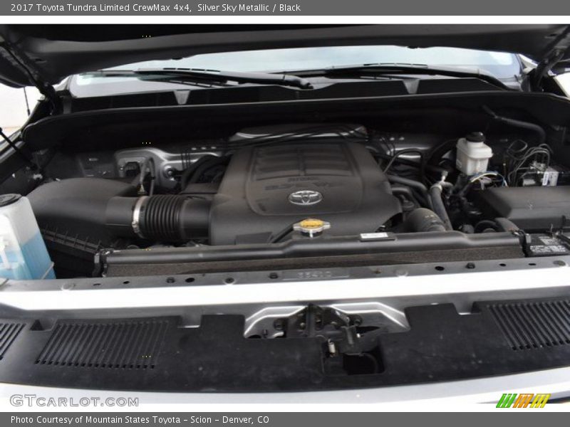 Silver Sky Metallic / Black 2017 Toyota Tundra Limited CrewMax 4x4