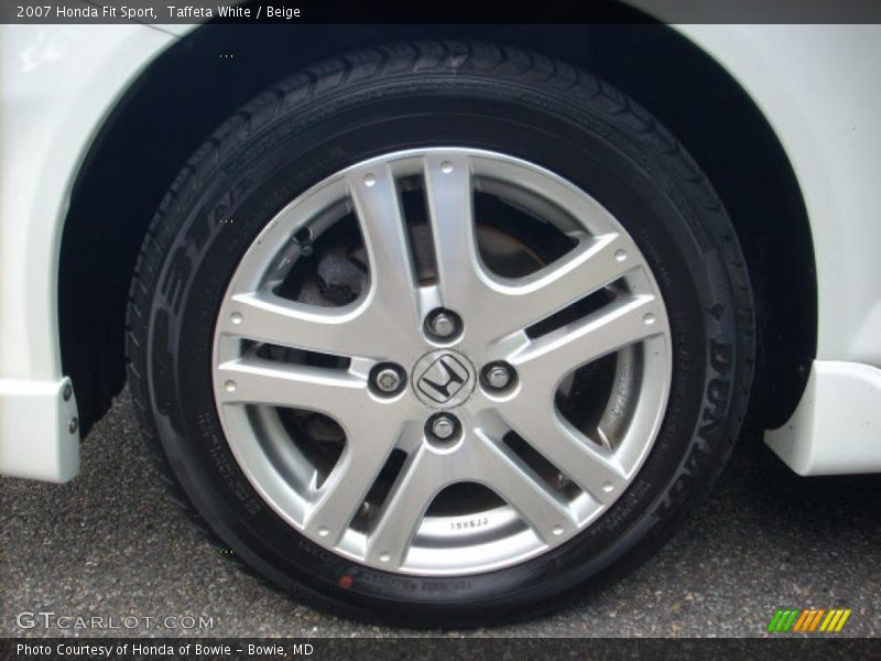 Taffeta White / Beige 2007 Honda Fit Sport