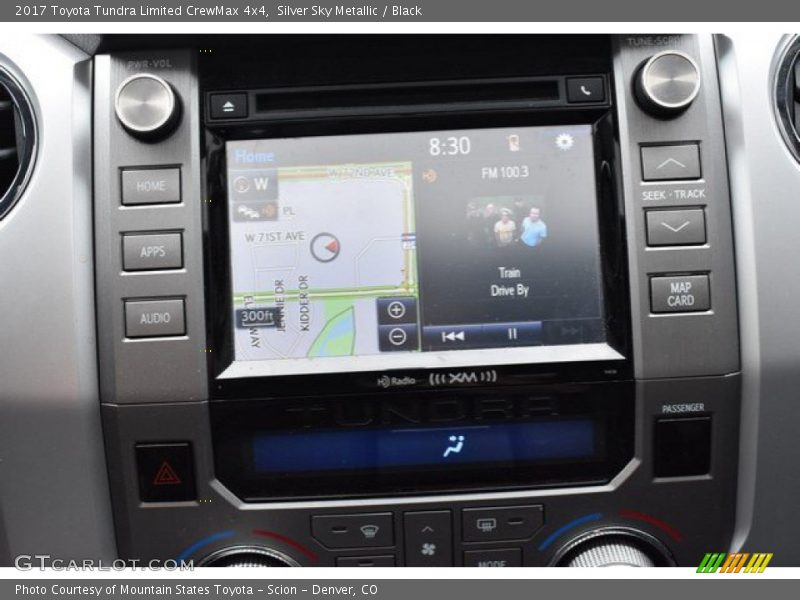 Silver Sky Metallic / Black 2017 Toyota Tundra Limited CrewMax 4x4