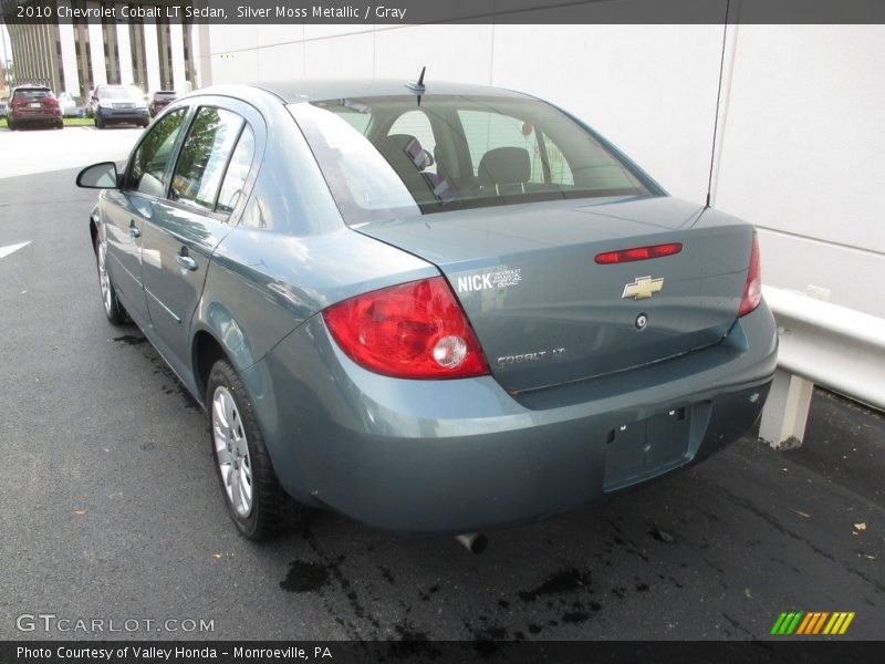 Silver Moss Metallic / Gray 2010 Chevrolet Cobalt LT Sedan