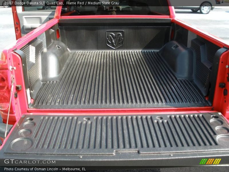 Flame Red / Medium Slate Gray 2007 Dodge Dakota SLT Quad Cab