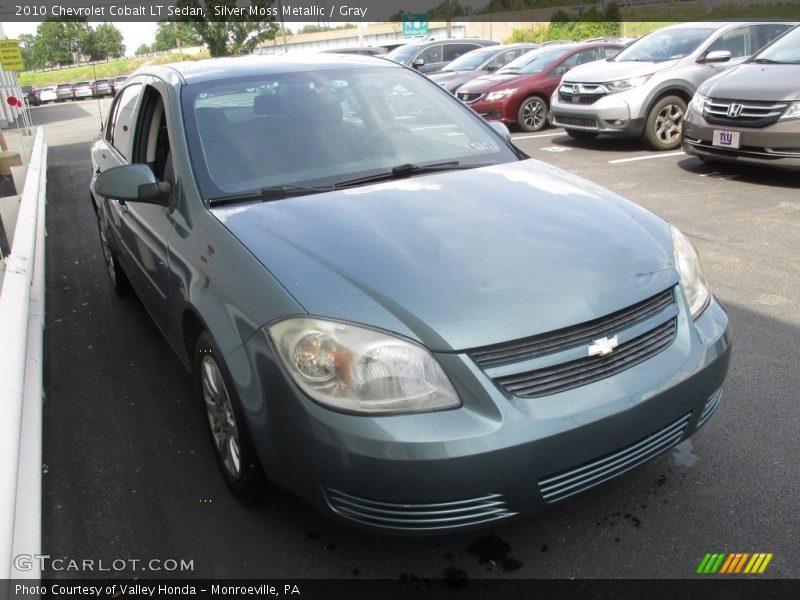 Silver Moss Metallic / Gray 2010 Chevrolet Cobalt LT Sedan