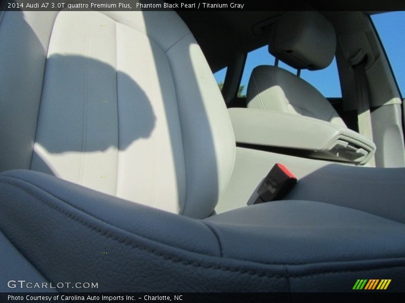 Phantom Black Pearl / Titanium Gray 2014 Audi A7 3.0T quattro Premium Plus