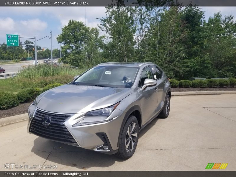 Atomic Silver / Black 2020 Lexus NX 300h AWD