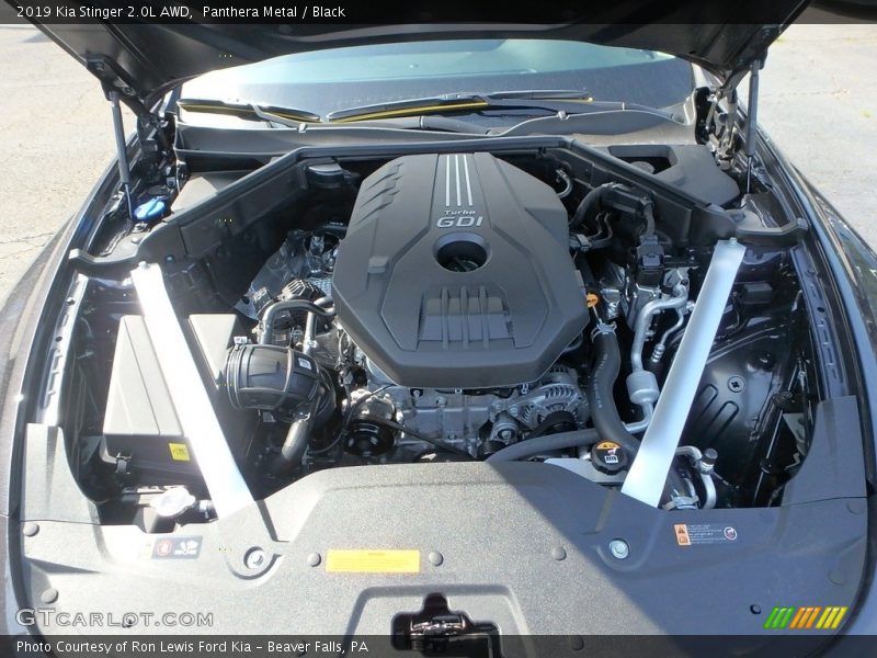  2019 Stinger 2.0L AWD Engine - 2.0 Liter GDI Turbocharged DOHC 16-Valve CVVT 4 Cylinder