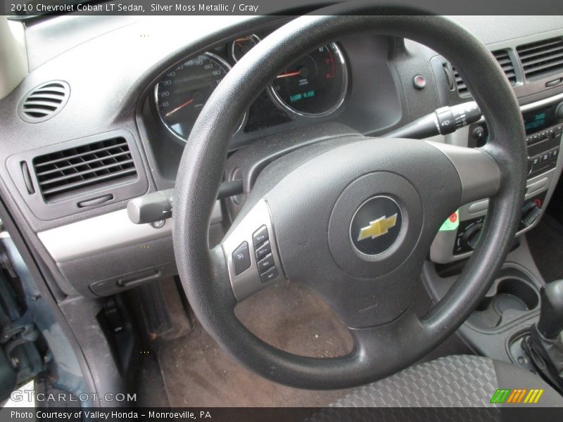 Silver Moss Metallic / Gray 2010 Chevrolet Cobalt LT Sedan