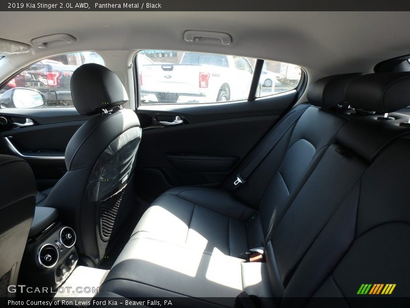 Rear Seat of 2019 Stinger 2.0L AWD