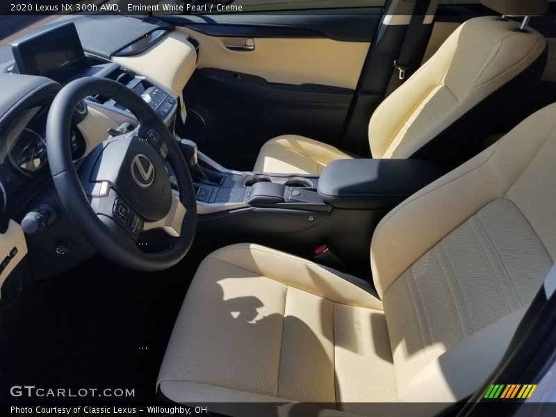 Eminent White Pearl / Creme 2020 Lexus NX 300h AWD