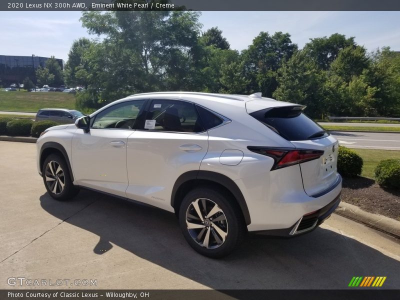 Eminent White Pearl / Creme 2020 Lexus NX 300h AWD