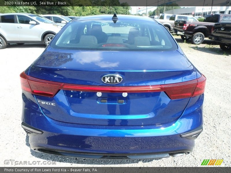 Sea Blue / Black 2020 Kia Forte LXS