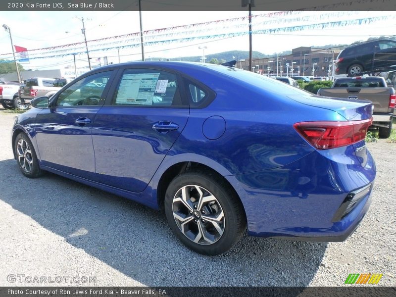 Sea Blue / Black 2020 Kia Forte LXS