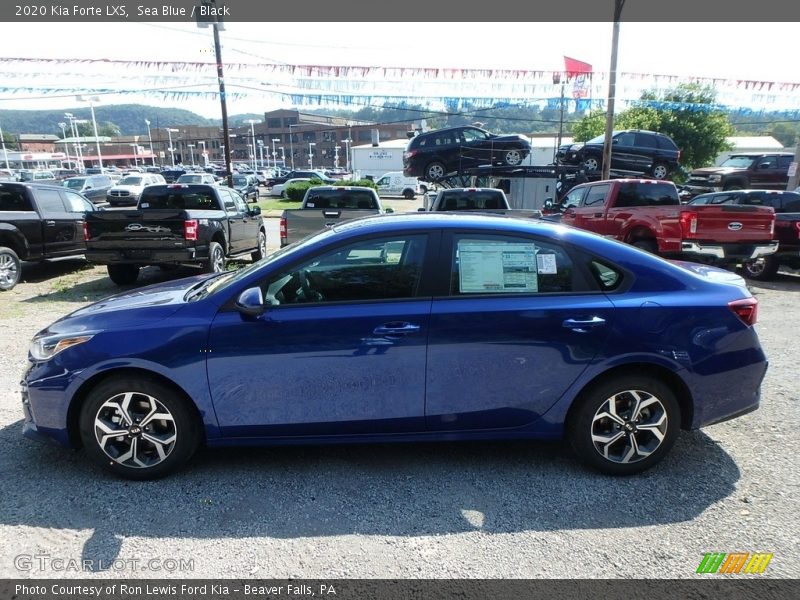 Sea Blue / Black 2020 Kia Forte LXS