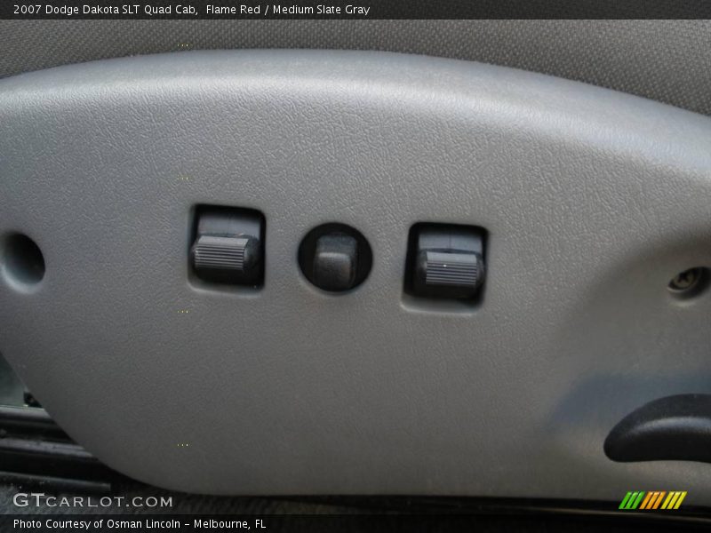 Flame Red / Medium Slate Gray 2007 Dodge Dakota SLT Quad Cab