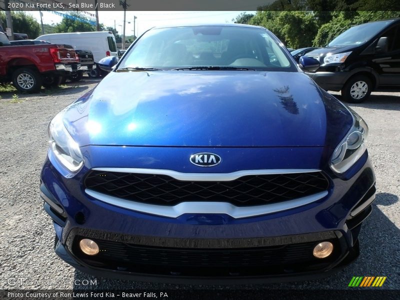 Sea Blue / Black 2020 Kia Forte LXS