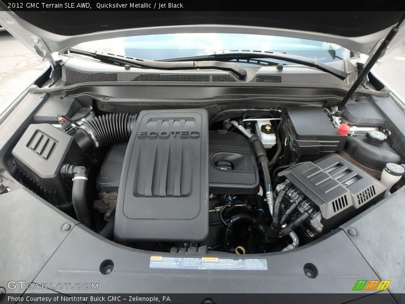 Quicksilver Metallic / Jet Black 2012 GMC Terrain SLE AWD