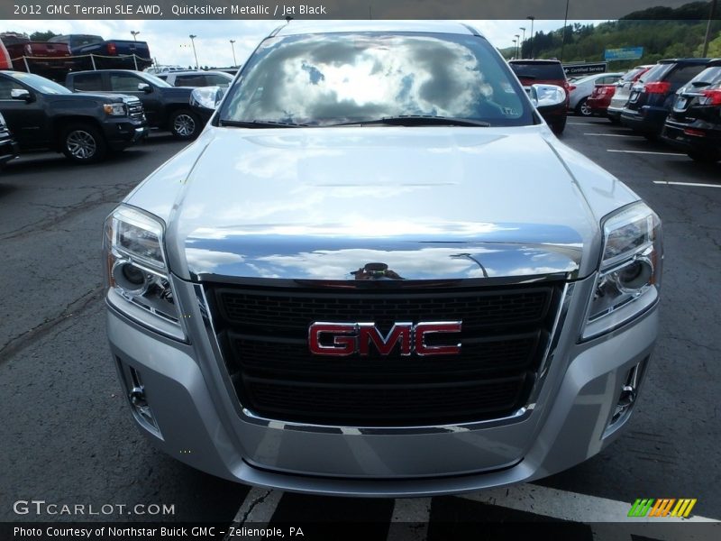 Quicksilver Metallic / Jet Black 2012 GMC Terrain SLE AWD