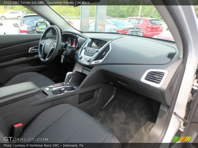 Quicksilver Metallic / Jet Black 2012 GMC Terrain SLE AWD