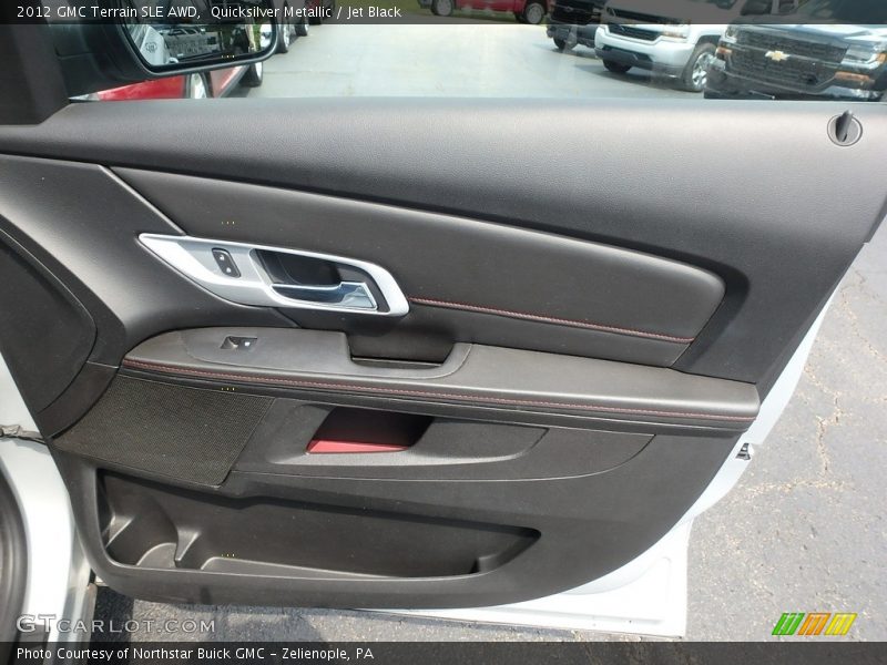 Quicksilver Metallic / Jet Black 2012 GMC Terrain SLE AWD