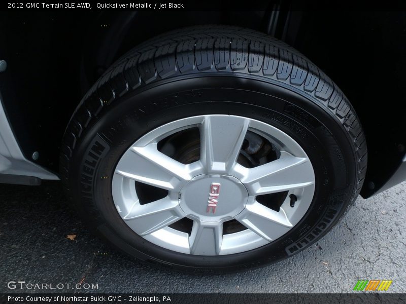 Quicksilver Metallic / Jet Black 2012 GMC Terrain SLE AWD
