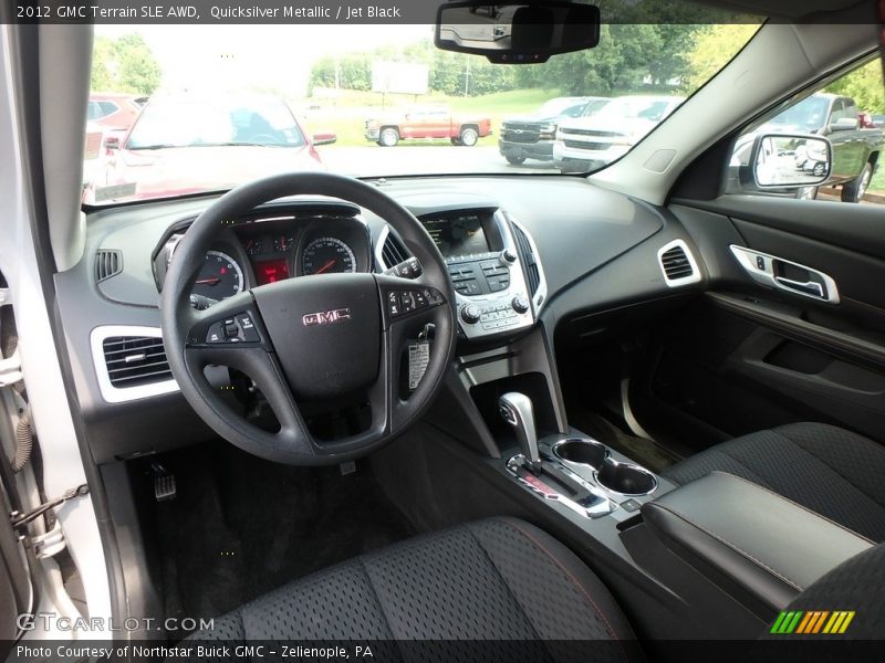 Quicksilver Metallic / Jet Black 2012 GMC Terrain SLE AWD