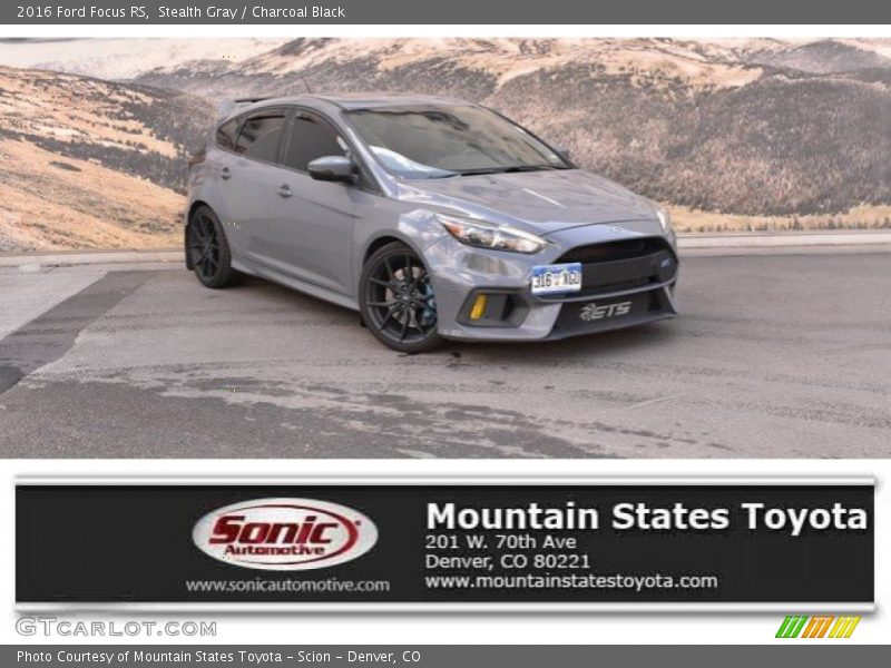 Stealth Gray / Charcoal Black 2016 Ford Focus RS