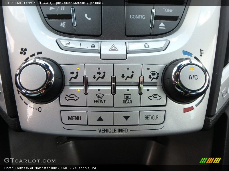 Quicksilver Metallic / Jet Black 2012 GMC Terrain SLE AWD