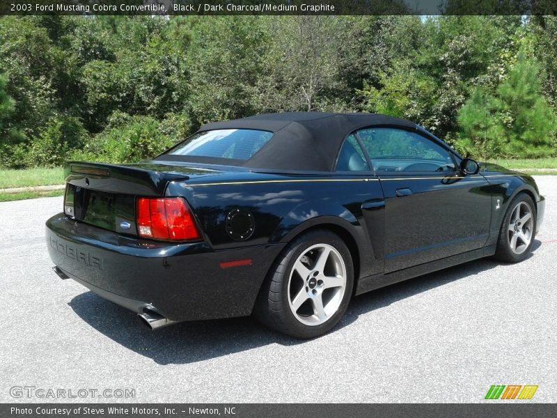 Black / Dark Charcoal/Medium Graphite 2003 Ford Mustang Cobra Convertible
