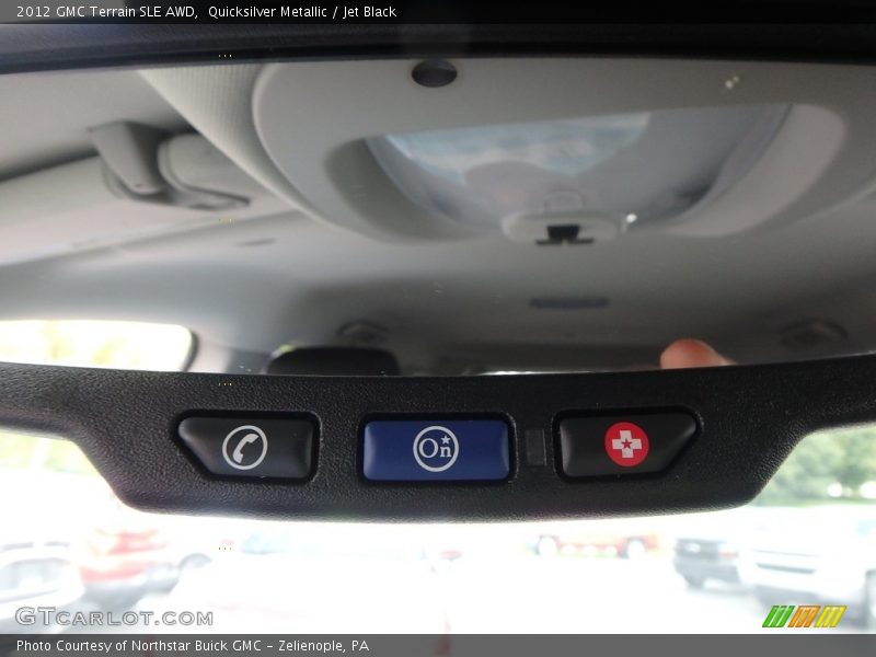 Quicksilver Metallic / Jet Black 2012 GMC Terrain SLE AWD
