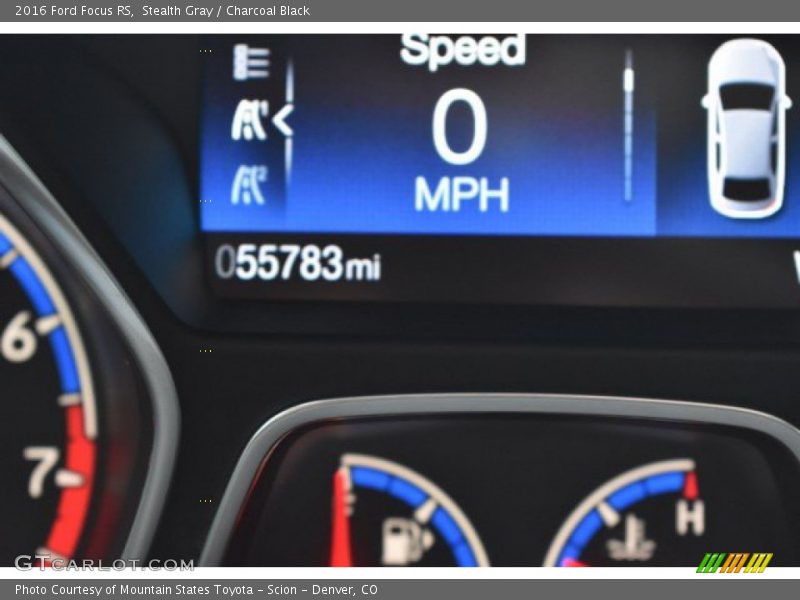 Stealth Gray / Charcoal Black 2016 Ford Focus RS