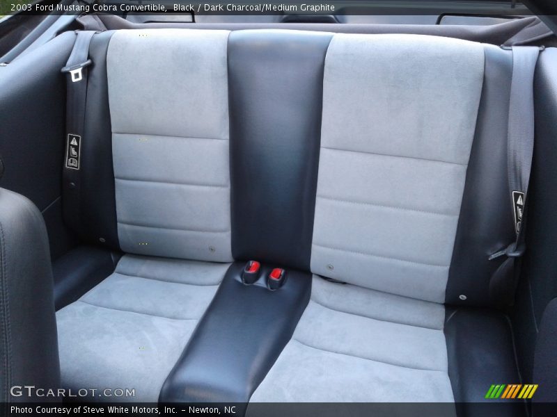 Rear Seat of 2003 Mustang Cobra Convertible