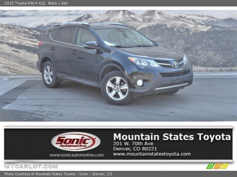 Black / Ash 2015 Toyota RAV4 XLE
