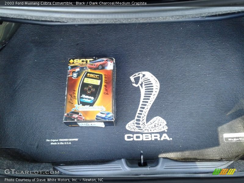 Black / Dark Charcoal/Medium Graphite 2003 Ford Mustang Cobra Convertible