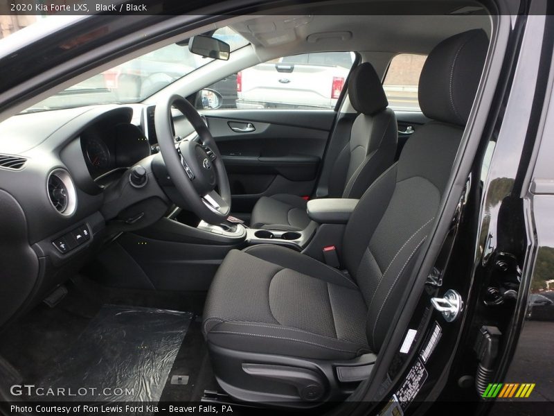  2020 Forte LXS Black Interior