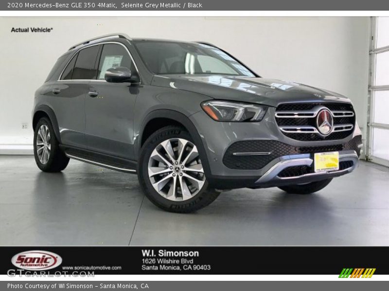 Selenite Grey Metallic / Black 2020 Mercedes-Benz GLE 350 4Matic