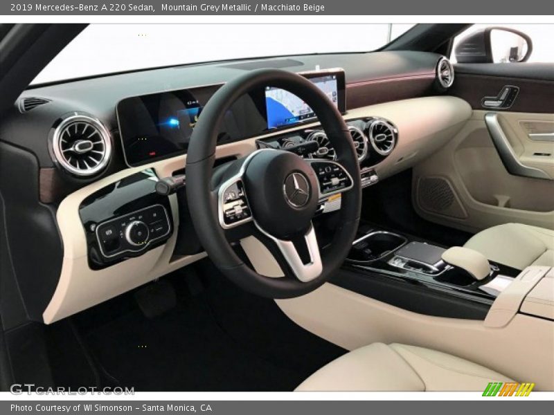 Mountain Grey Metallic / Macchiato Beige 2019 Mercedes-Benz A 220 Sedan