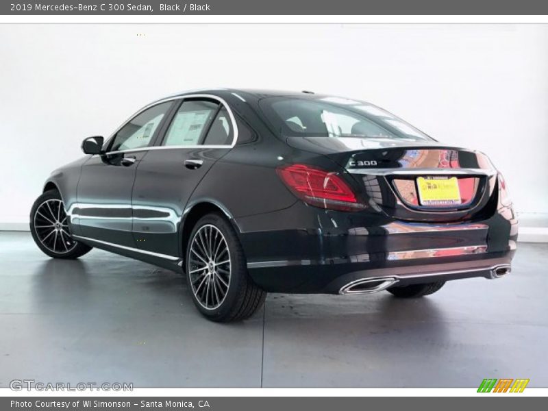 Black / Black 2019 Mercedes-Benz C 300 Sedan