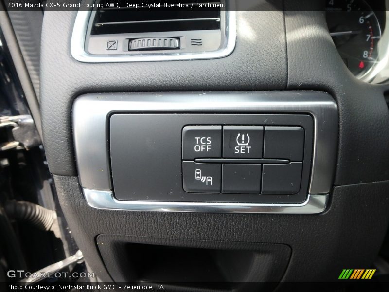 Deep Crystal Blue Mica / Parchment 2016 Mazda CX-5 Grand Touring AWD