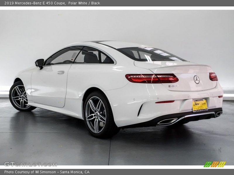 Polar White / Black 2019 Mercedes-Benz E 450 Coupe