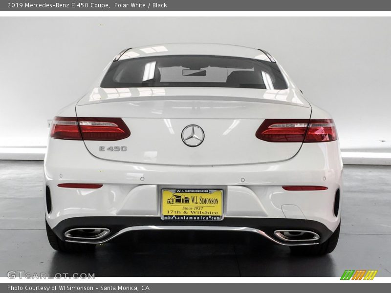 Polar White / Black 2019 Mercedes-Benz E 450 Coupe