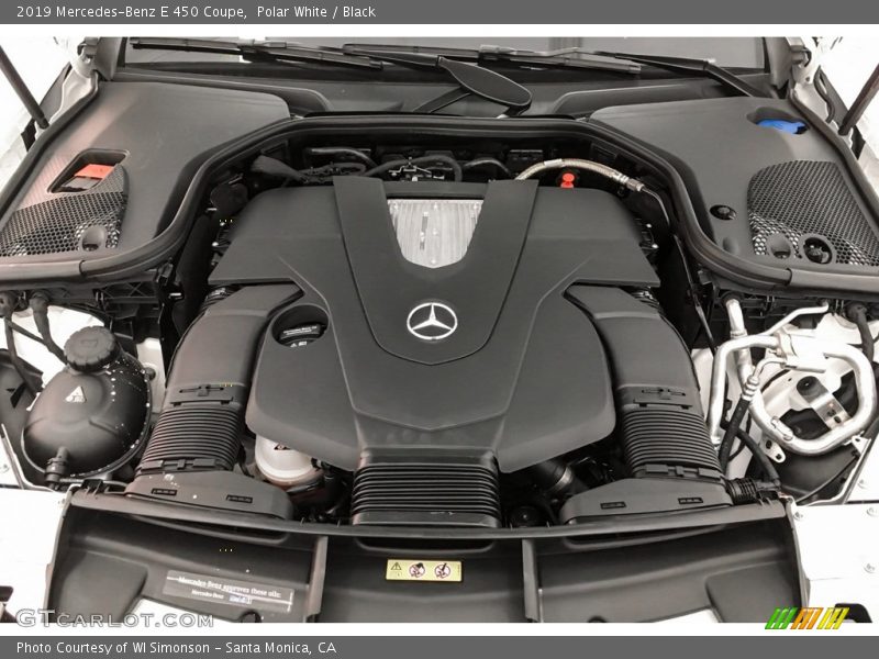 Polar White / Black 2019 Mercedes-Benz E 450 Coupe