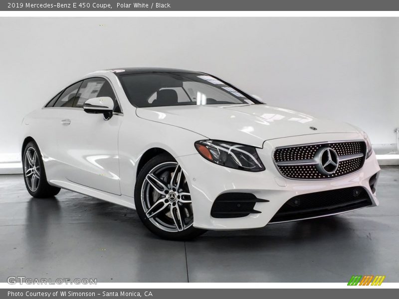 Polar White / Black 2019 Mercedes-Benz E 450 Coupe