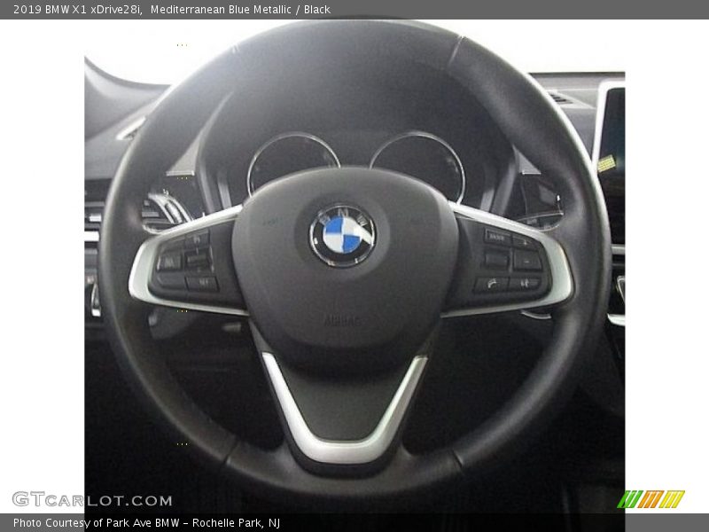 Mediterranean Blue Metallic / Black 2019 BMW X1 xDrive28i