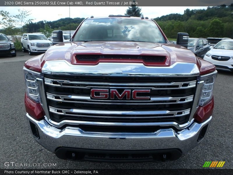 Red Quartz Tintcoat / Jet Black 2020 GMC Sierra 2500HD SLE Crew Cab 4WD