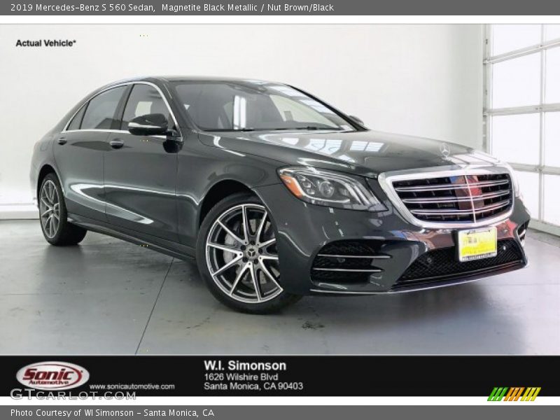 Magnetite Black Metallic / Nut Brown/Black 2019 Mercedes-Benz S 560 Sedan