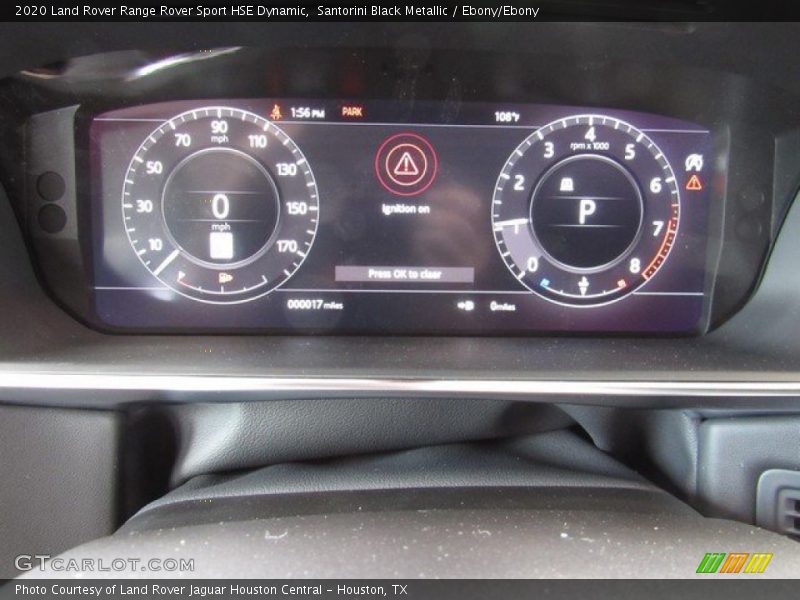  2020 Range Rover Sport HSE Dynamic HSE Dynamic Gauges