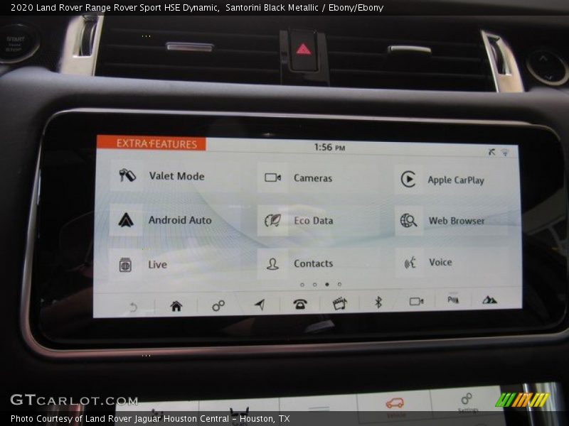 Controls of 2020 Range Rover Sport HSE Dynamic
