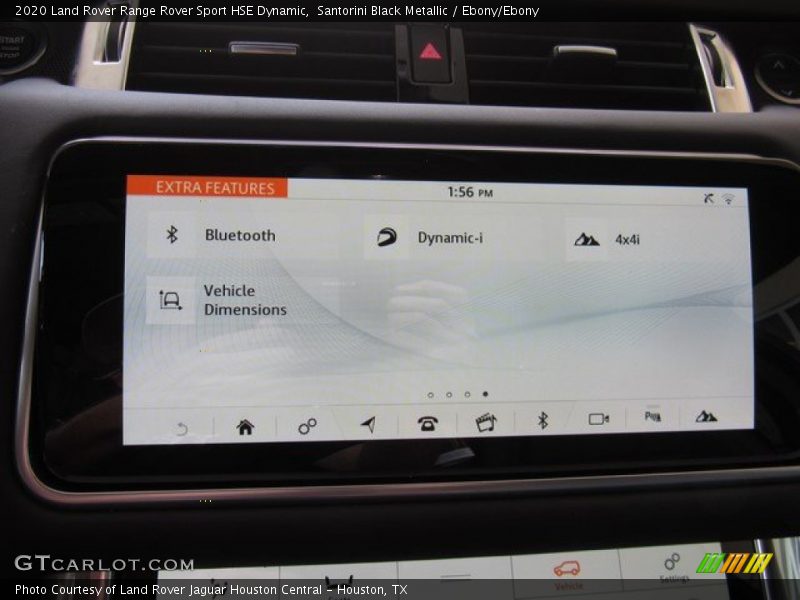 Controls of 2020 Range Rover Sport HSE Dynamic