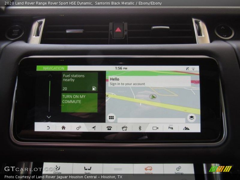Navigation of 2020 Range Rover Sport HSE Dynamic