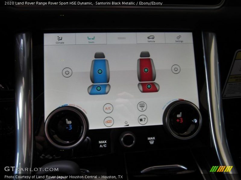 Controls of 2020 Range Rover Sport HSE Dynamic
