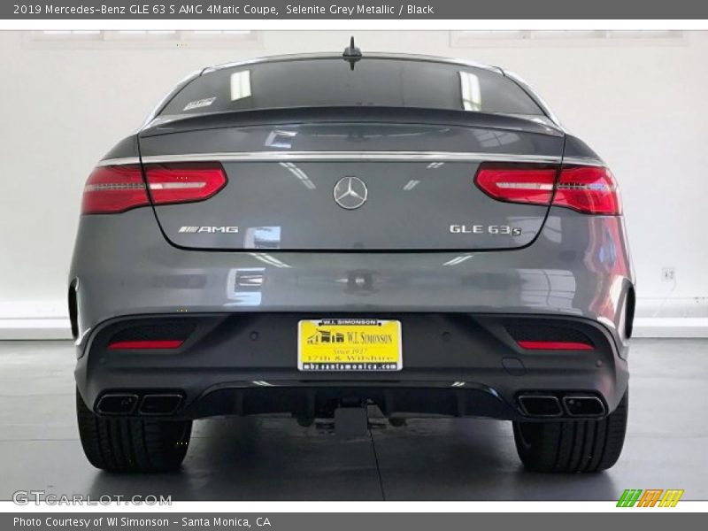 Selenite Grey Metallic / Black 2019 Mercedes-Benz GLE 63 S AMG 4Matic Coupe